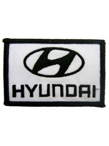 HYUNDAI AUTO IRON ON EMBROIDERED PATCH #04